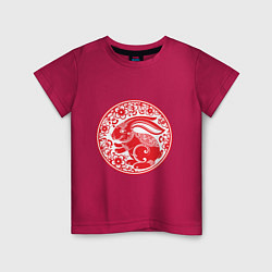 Детская футболка Китайский кролик
