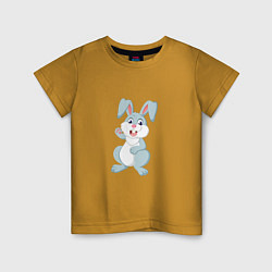 Детская футболка Привет от кролика