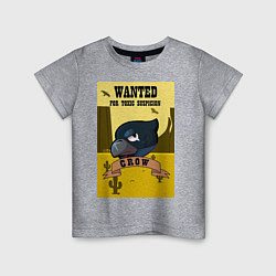 Детская футболка Wanted Crow