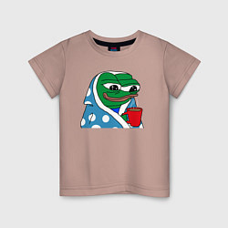 Детская футболка Frog Pepe мем