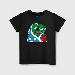 Детская футболка Frog Pepe мем
