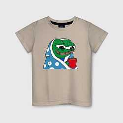 Детская футболка Frog Pepe мем