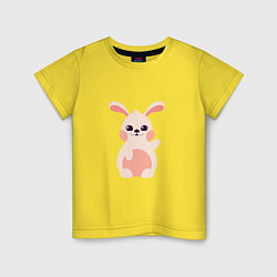 Детская футболка Pink Bunny