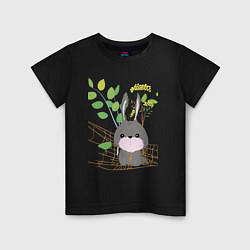 Детская футболка Кролик глазастый
