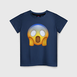 Детская футболка Эмодзи - страх