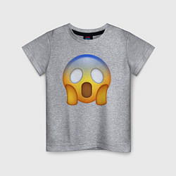 Детская футболка Эмодзи - страх