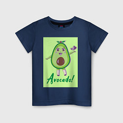 Детская футболка Милое авокадо девочка