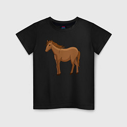 Детская футболка Милая лошадка