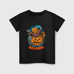 Детская футболка Halloween Scarecrow