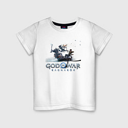 Детская футболка Битва с Фрейей GoW Ragnarok