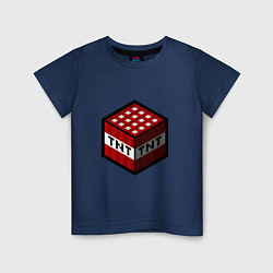Детская футболка TNT - Блок - Майнкрафт