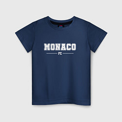 Детская футболка Monaco football club классика