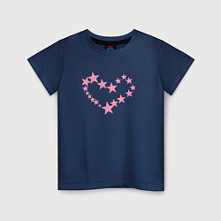Детская футболка Звездное Сердечко