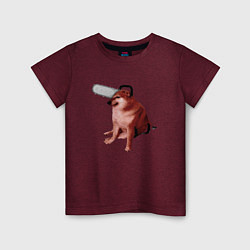 Детская футболка Чимс - человек бензопила - Мем