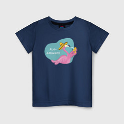 Детская футболка Фламинго - Flaamingos