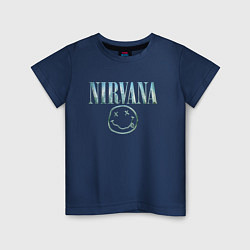 Детская футболка Nirvana - смайлик