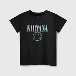 Детская футболка Nirvana - смайлик