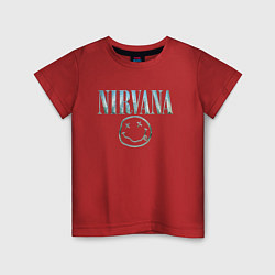 Детская футболка Nirvana - смайлик