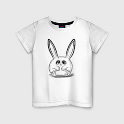 Детская футболка Кролик-пухляш