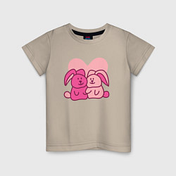 Детская футболка Любовь кроликов