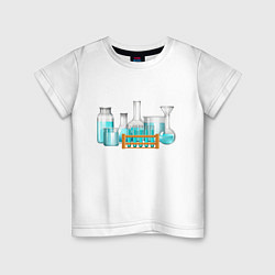 Детская футболка Химические колбы