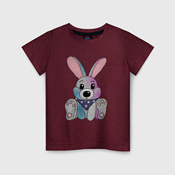 Детская футболка Кролик на новый год