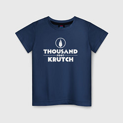 Детская футболка Thousand Foot Krutch белое лого