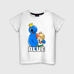 Детская футболка Радужные друзья Синий и малыш