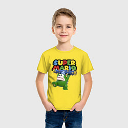 Футболка хлопковая детская Super Mario - Spike - Character, цвет: желтый — фото 2