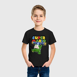 Футболка хлопковая детская Super Mario - Spike - Character, цвет: черный — фото 2