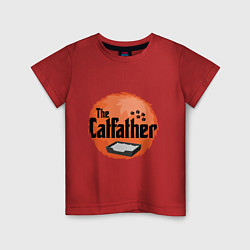 Детская футболка Cat father