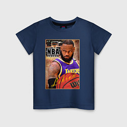Детская футболка NBA легенды Леброн Джеймс