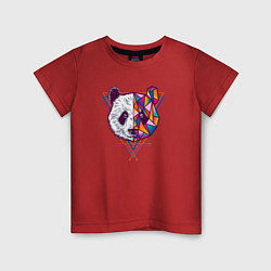 Детская футболка PANDA полигоны