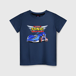 Детская футболка Team Sonic racing - hedgehog