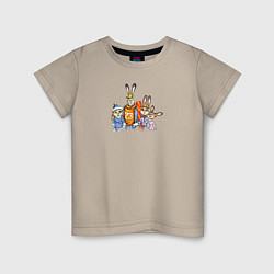 Детская футболка Зайкина семейка