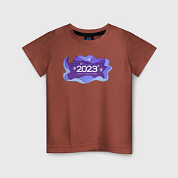 Детская футболка Новый год 2023 объёмный арт
