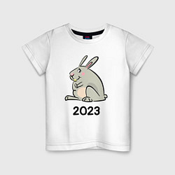 Детская футболка Большой кролик 2023