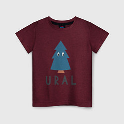 Детская футболка Урал ёлка