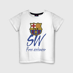 Детская футболка Barcelona - Spain - sweeper