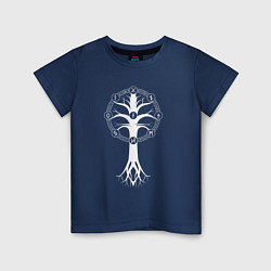 Детская футболка Руны девяти миров - Иггдрасиль
