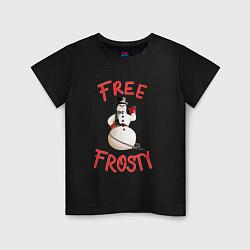 Детская футболка Снеговик фрости