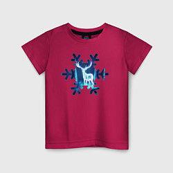Детская футболка Неоновый олень