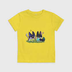 Детская футболка Котики Сайно и Тигнари