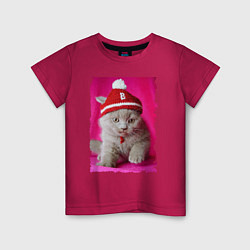 Детская футболка Маленький котёнок - милашка
