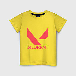 Детская футболка Valorant - logo