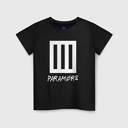 Детская футболка Paramore логотип