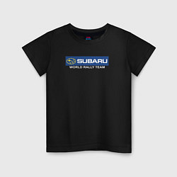 Детская футболка Subaru world rally team