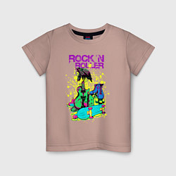 Детская футболка Граффити рок-н-роллер