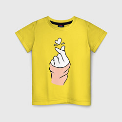 Детская футболка Hand click