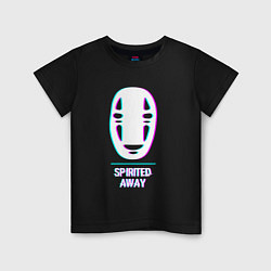 Детская футболка Символ Spirited Away в стиле glitch